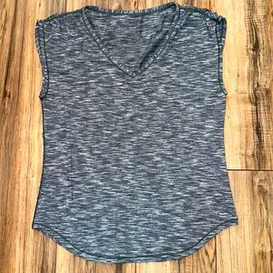 Woman’s Lululemon v-neck tank top in grey. I believe size 6.
